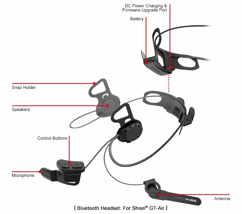 SENA 10U Bluetooth Headset 3 SENA 10U Bluetooth Headset