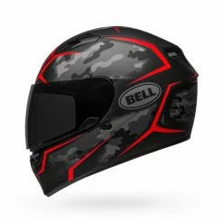 BELL Qualifier Stealth Camo Matte Black/Red Helmet -Motorcycle Helmets shop QUALIFIER20STEALTH20CAMO20MATTE20BLACK RED4