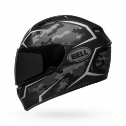 BELL Qualifier Stealth Camo Matte Black/White Helmet -Motorcycle Helmets shop QUALIFIER20STEALTH20CAMO20MATTE20BLACK WHITE4