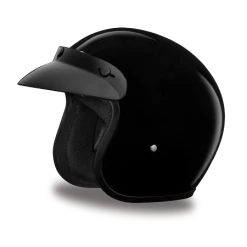 Daytona Cruiser Gloss Black Size: Medium Helmet CLOSEOUT