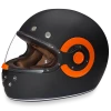 Daytona Retro Helmet 2 Daytona Retro Helmet -Motorcycle Helmets shop daytona20retro20flat20black20orange