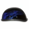 Daytona Eagle Skull Flames Blue Novelty Size XL Helmet -Motorcycle Helmets shop eagle 20w20skull20flames20blue