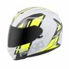 Scorpion EXO-R320 Endeavor Helmet 1 Scorpion EXO-R320 Endeavor Helmet -Motorcycle Helmets shop exo r320 endeavor white hiviz side