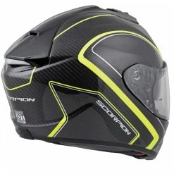 Scorpion EXO-ST1400 Carbon Antrim Helmet 8 Scorpion EXO-ST1400 Carbon Antrim Helmet -Motorcycle Helmets shop exo st1400 carbon antrim hi vis rear