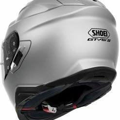 Shoei GT-Air II Helmet 7 Shoei GT-Air II Helmet -Motorcycle Helmets shop gt20air20220silver20back