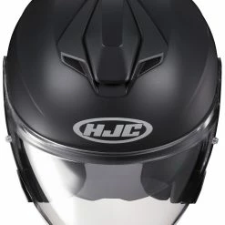 HJC I30 Open Face Helmet With Drop-Down Sunshield -Motorcycle Helmets shop i3020sf20blk20top