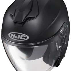 HJC I30 Open Face Helmet With Drop-Down Sunshield -Motorcycle Helmets shop i3020sf20blk20tside