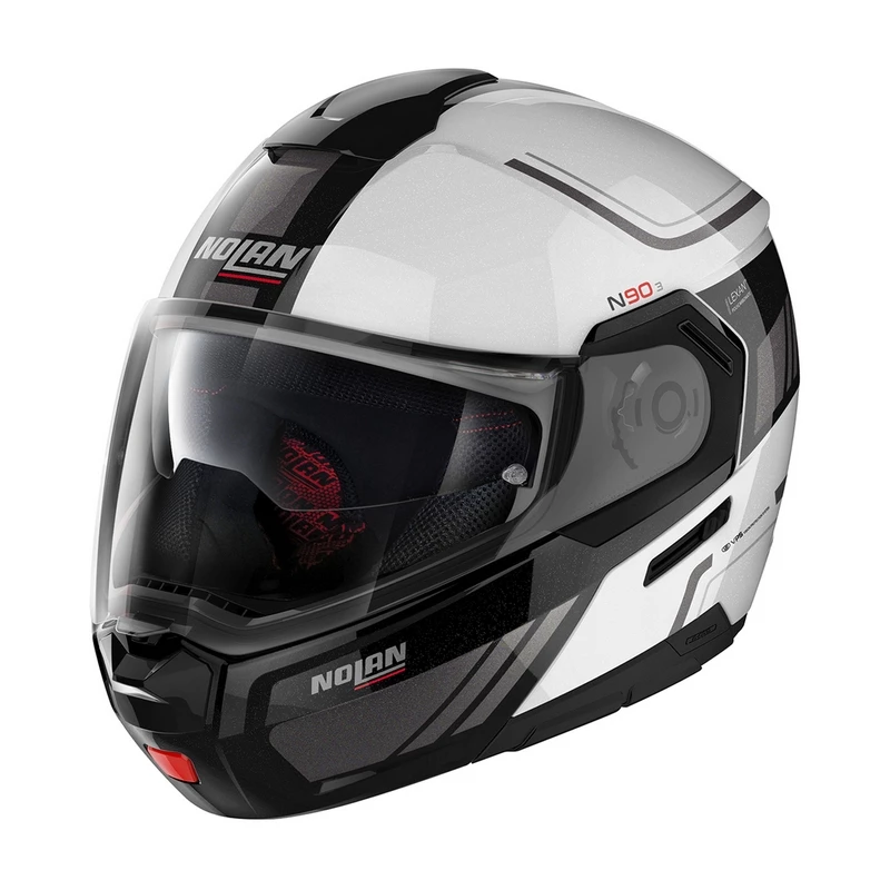 Nolan N90-3 Voyager Metal White Size: 2XL Modular Helmet CLOSEOUT 3 Nolan N90-3 Voyager Metal White Size: 2XL Modular Helmet CLOSEOUT