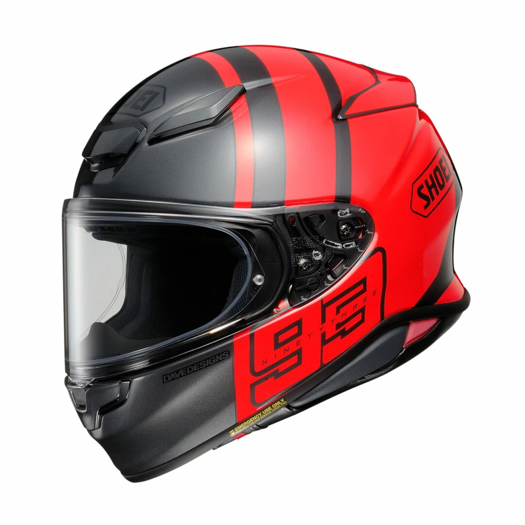 SHOEI RF-1400 MM93 Collection Track TC1 Full Face Helmet 3 SHOEI RF-1400 MM93 Collection Track TC1 Full Face Helmet