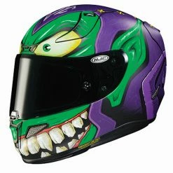 HJC Rpha 11 Pro Green Goblin Helmet
