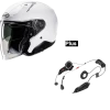 HJC RPHA 31 Plus 50b Bluetooth Headset -Motorcycle Helmets shop rpha203120white2050b