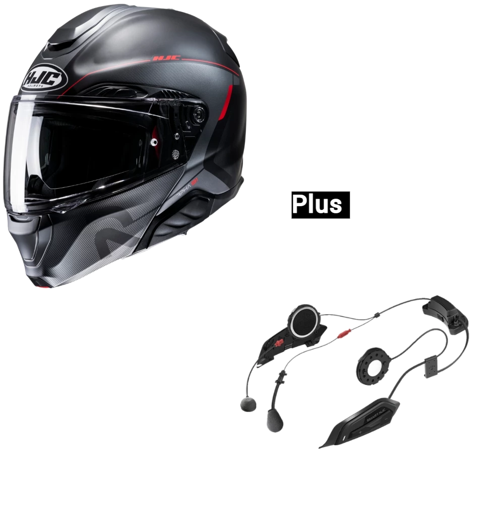 HJC RPHA 91 Combust Premium Modular Plus 50b Bluetooth Headset 3 HJC RPHA 91 Combust Premium Modular Plus 50b Bluetooth Headset