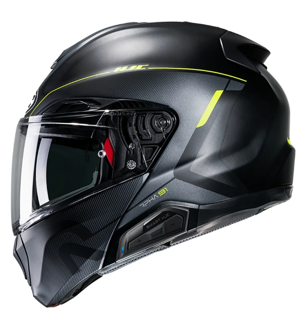 HJC RPHA 91 Combust Premium Modular Plus 21b Bluetooth Headset 4 HJC RPHA 91 Combust Premium Modular Plus 21b Bluetooth Headset - Image 2