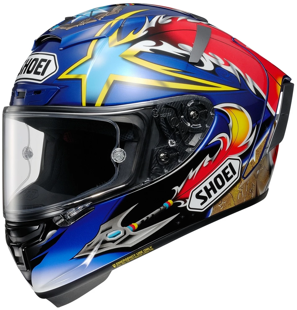 SHOEI X-14 Norick 04 TC2 Helmet 3 SHOEI X-14 Norick 04 TC2 Helmet